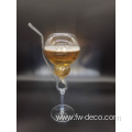 custom champagne glasses flute with straw